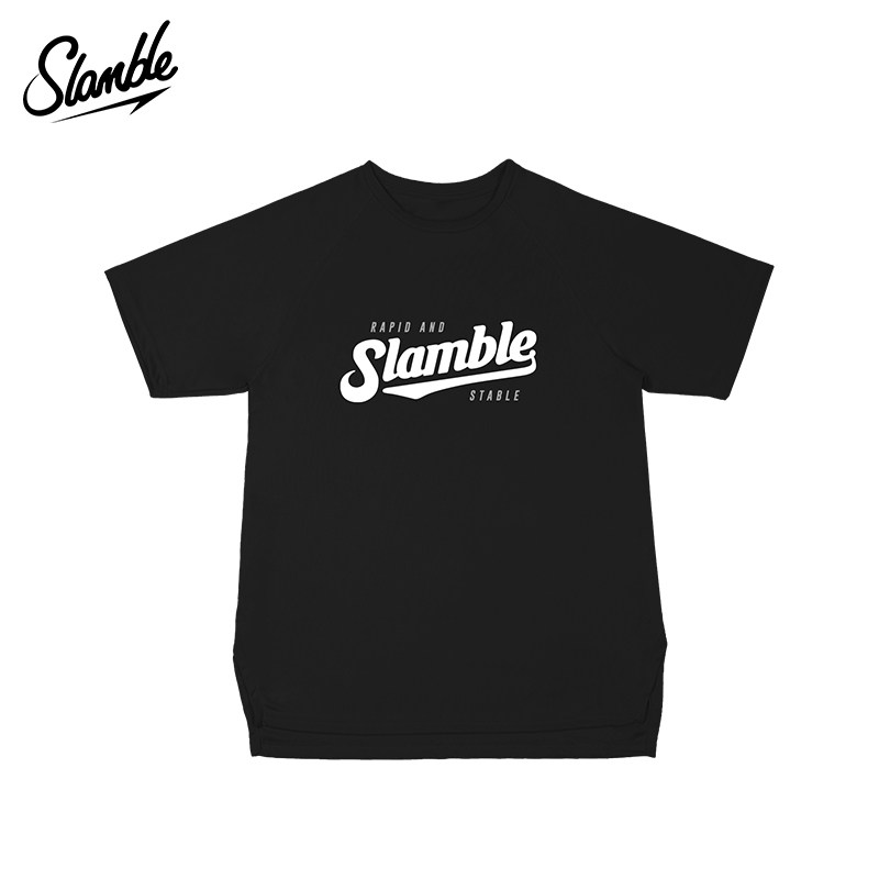 夏季短袖短袖t恤slamble图片