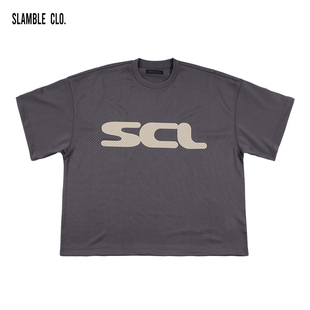 t恤男运动透气速干美式 SLAMBLE 网眼短袖 新款 潮流球服 CLO.夏季