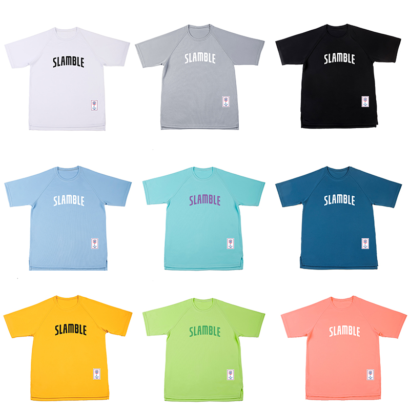 SLAMBLE简版短袖投篮服袖男t恤女速干排汗运动球衣服宽松跑步训练