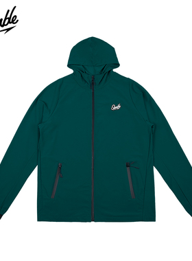 SLAMBLE秋季新款运动连帽梭织防风夹克外套男女城市运动户外上衣