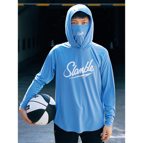 长袖投篮服slamble橄榄球连帽