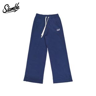 SLAMBLE阔腿宽松运动休闲裤女透气美式健身卫裤百搭潮秋季新款