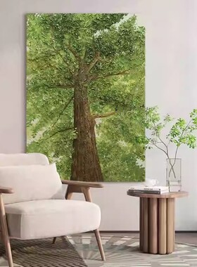 深圳大芬村手绘油画侘寂风样板间客厅装饰画玄关高级感过道肌理画