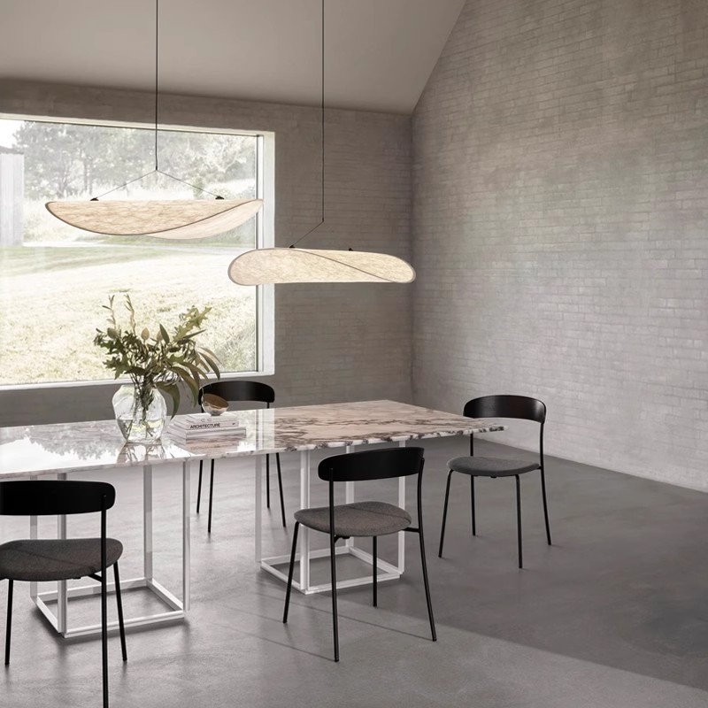 丹麦NewWorks卧室法式餐厅吊灯侘寂风书房客厅设计师款薯片云朵灯