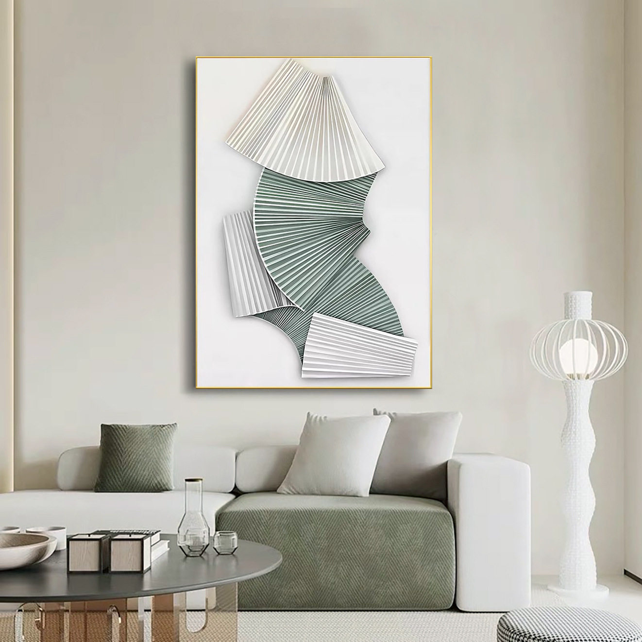 小众艺术砂岩浮雕立体装饰画客厅玄关抽象挂画别墅样板间几何壁饰