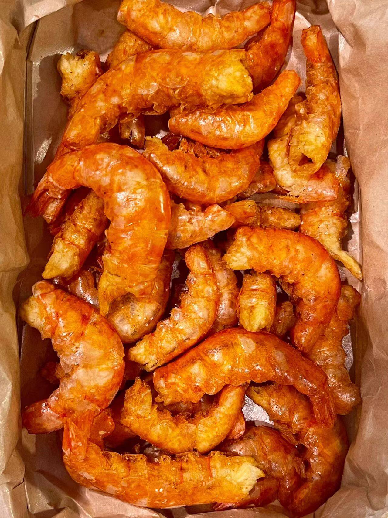 岛屿海味烤海虾香酥鲜虾干即食脆脆虾海鲜熟食虾海味虾仁舟山特产