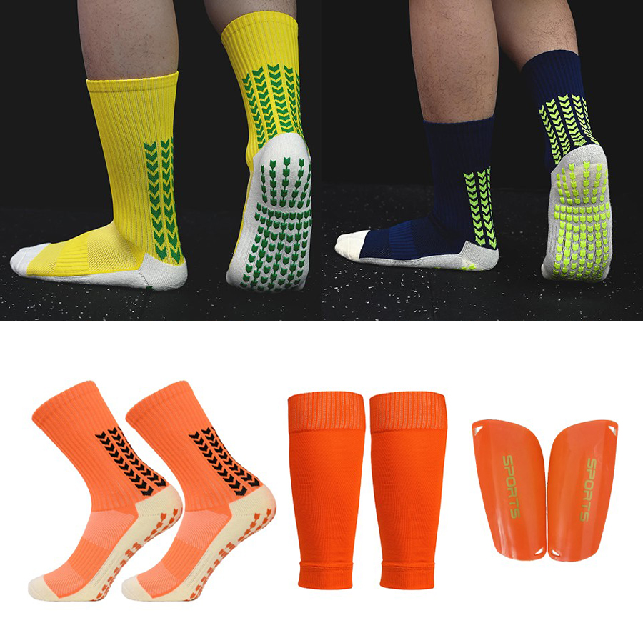 防滑足球袜成人配高弹性袜套挡板