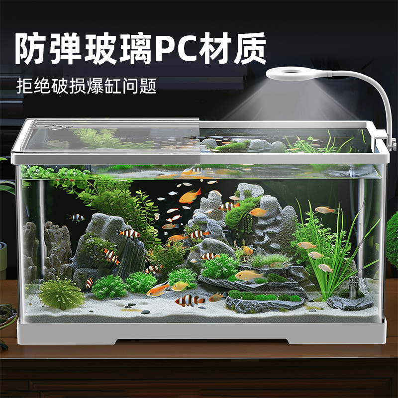 鱼缸新款客厅观赏鱼缸造景生态