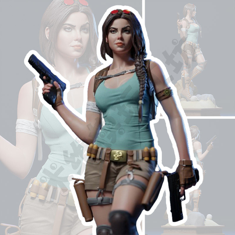 劳拉克劳馥古墓丽影失落的山谷GK手办3D打印[未上色白模]