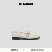 女士牛皮革圆头一脚蹬乐福鞋 SANDER新品 早春新品 JIL
