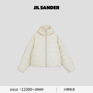 甄选折扣 短款 JIL 秋冬女士 连帽鹅绒羽绒服 SANDER