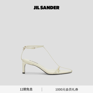 皮革高跟绑带凉鞋 秋冬女士 SANDER JIL