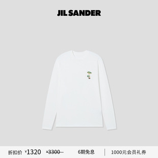 甄选折扣 棉质长袖 JIL 女士 T恤 SANDER