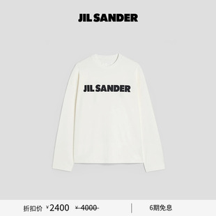 甄选折扣 棉质LOGO长袖 JIL 男女同款 T恤 SANDER