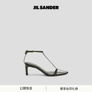 皮革高跟绑带凉鞋 秋冬女士 SANDER JIL