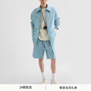 SANDER JIL 新品 男士 短裤 休闲棉质工装 早春新品