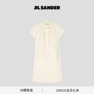 早春新品 女士短袖 JIL 新品 棉质连衣裙 SANDER