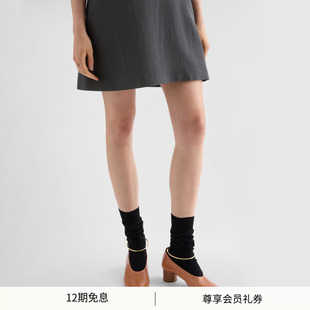 新品 SANDER JIL 女士羊皮革浅口高跟鞋 早春新品