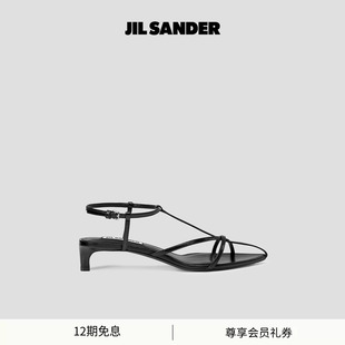 牛皮革中跟凉鞋 女士 SANDER JIL