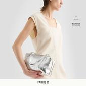 即将涨价 JIL SANDER 女士GOJI SOFT鱼皮革小号单肩包