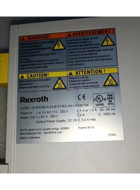 驱动器HCS01 1E-W0006-A-02-B-ET-EC 议价