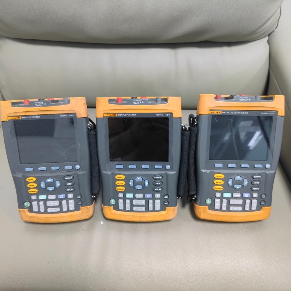 福禄克手持示波器示波表fluke196B 两台.196C一台