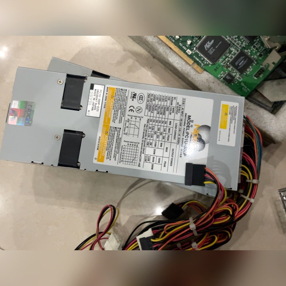 尼普龙NIPRON大容量 1U 尺寸 300W PC 电源P 议价