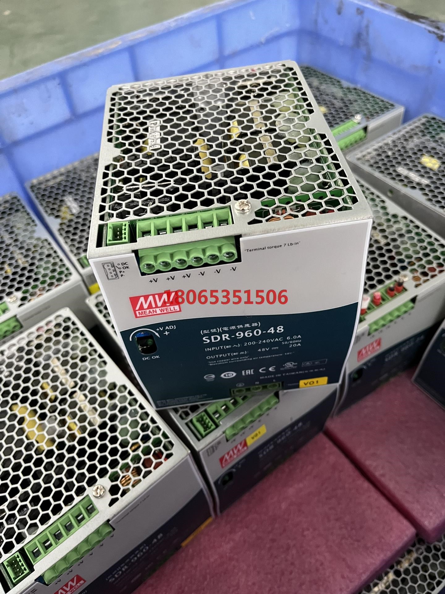 SDR-960-48台湾明纬电源 数量20台 成色新 如