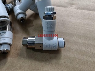 6只 SMC原装 08S 单 先导调速阀ASP330F