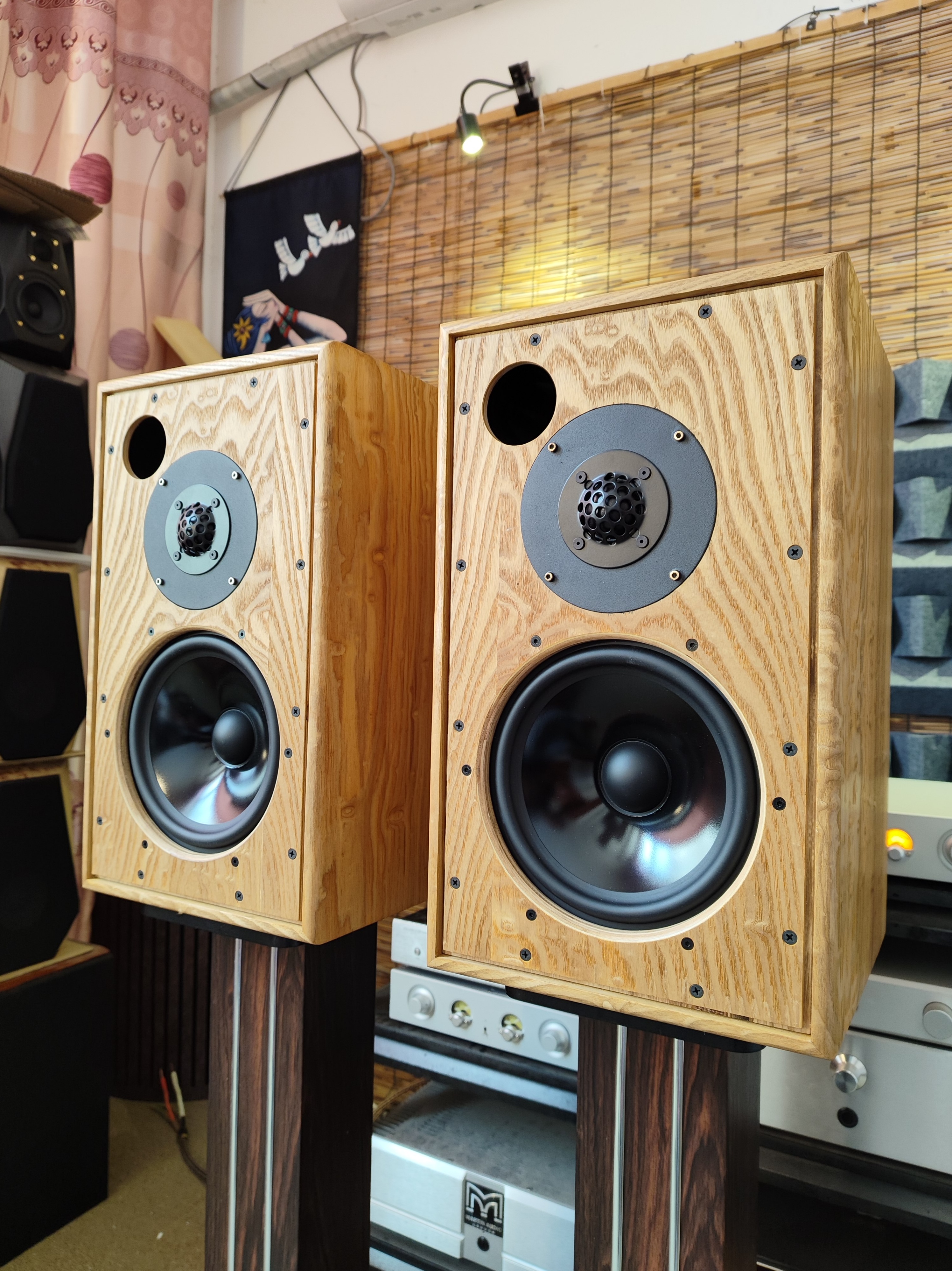 雨后初晴M30外形款式复刻8寸书架监听音箱