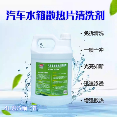 汽车水箱散热片清洗强力去污整箱