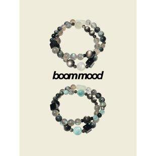 boommood手链双圈系列原创设计小众饰品夏季新品手作串珠手链情侣