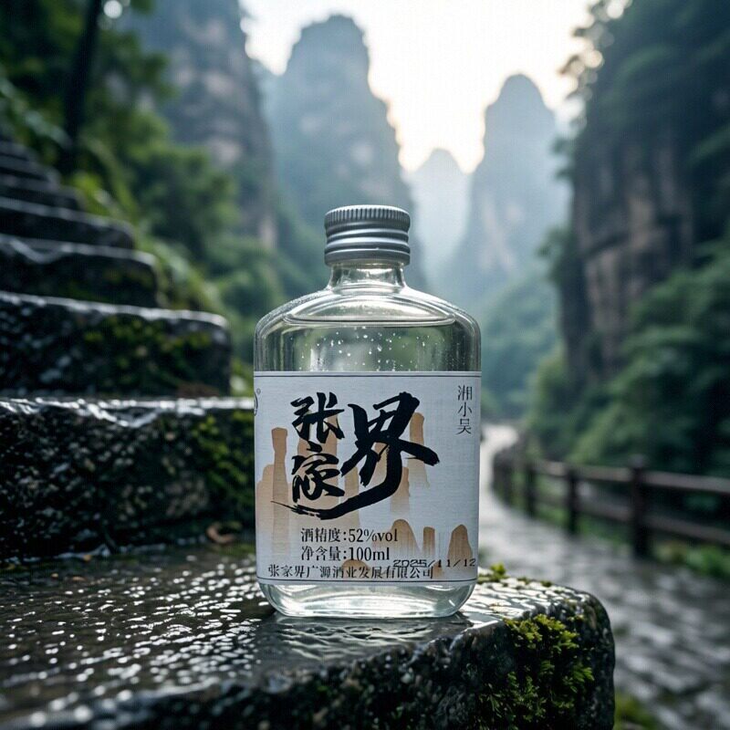 张家界特产浓香型白酒52度湘小吴小瓶100ml包邮官方正品餐厅同款