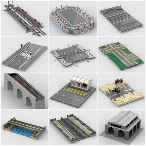 定制积木小颗粒新款摆件模型儿童益智解压拼装玩具男孩生日礼物盒