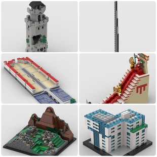 定制积木女塔奥·韦内托广场摩天大楼奇琴伊察马丘比丘儿童医院