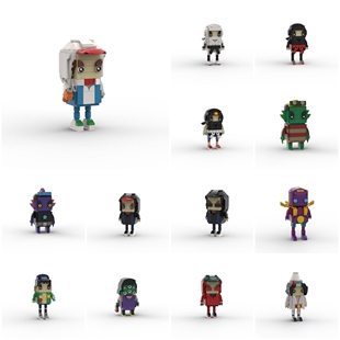 定制积木地铁跑酷周边青青夜莺杰克杰森老孙琪琪小黑钉子凯西王子