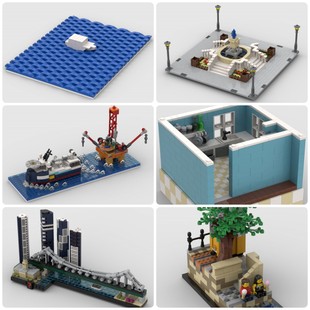 定制积木钻井平台匈牙利布达佩斯布里斯班天际线取水喷泉厨房波浪