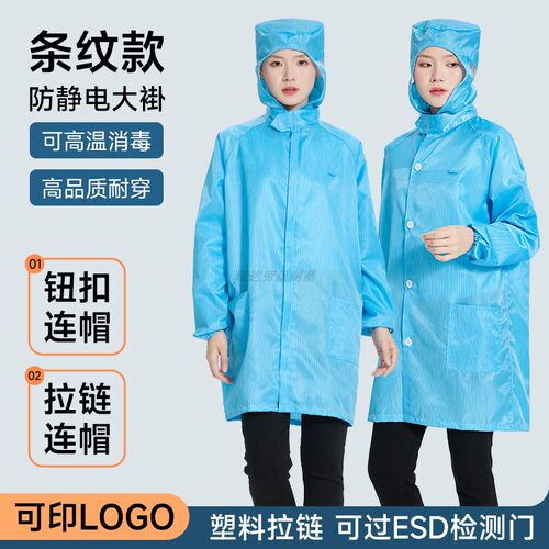可过ESD检测防静电防尘衣