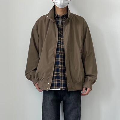 男士外套男款2025年春秋季新款干部装中年爸爸装夹克上衣服