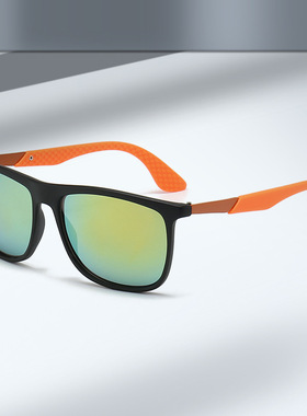 2024新款男士户外运动太阳镜沙滩墨镜方形全框架开车钓鱼太阳眼镜