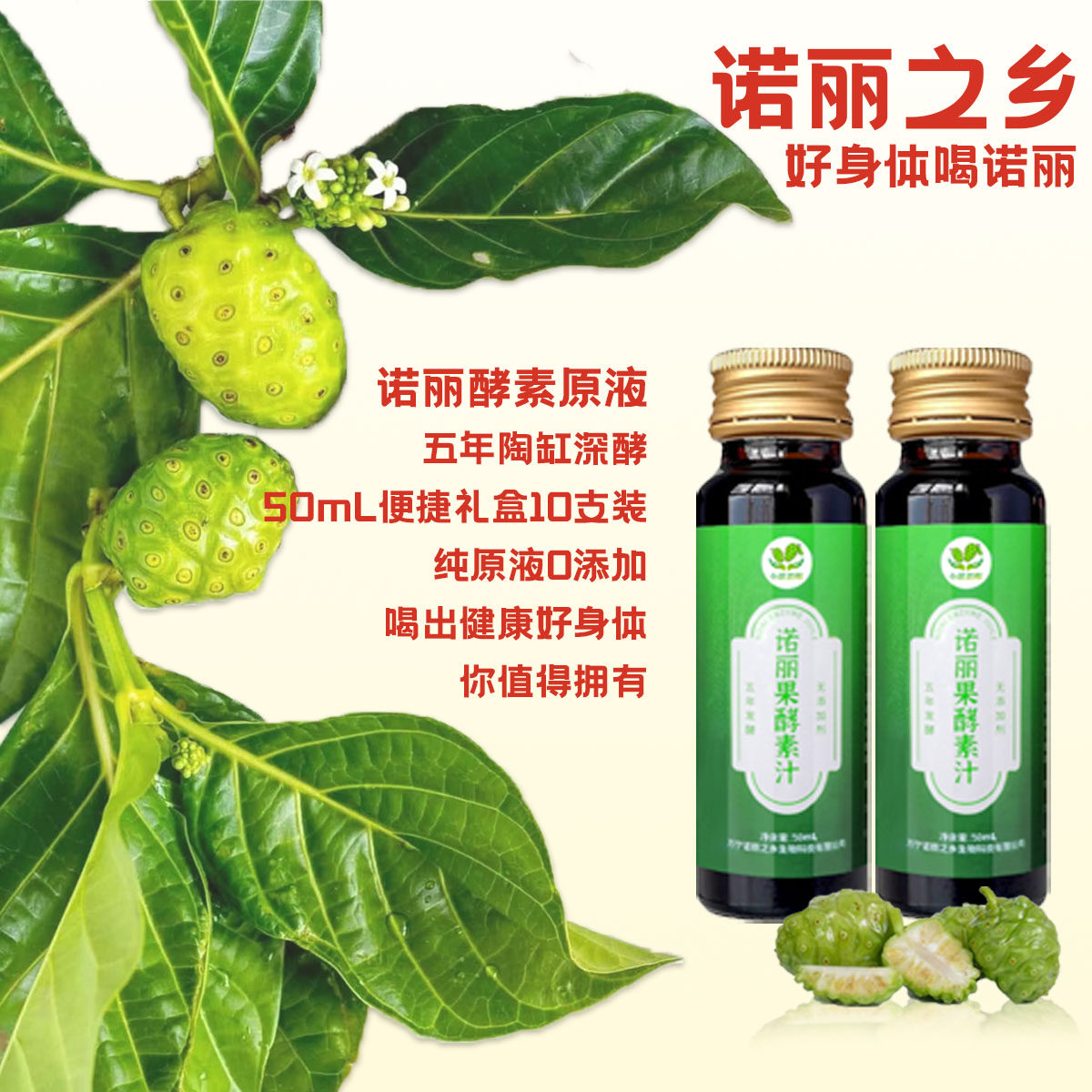 诺丽果酵素原液海南产地陶罐发酵果汁便捷礼盒装营养酵素正品包邮