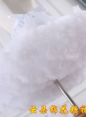 loita裙撑洛丽塔日常云朵超蓬暴力软纱无骨裙半身裙蓬蓬裙cosplay