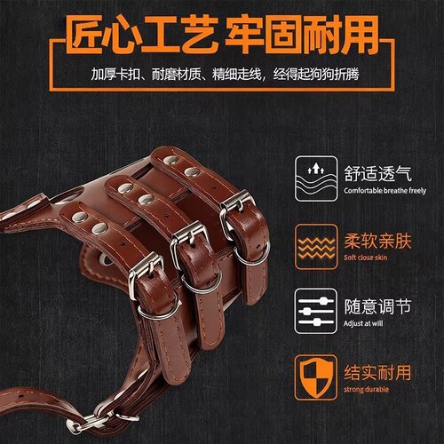 狗狗嘴套防咬防叫防乱吃大型中型小型犬小狗柴犬口罩止吠器