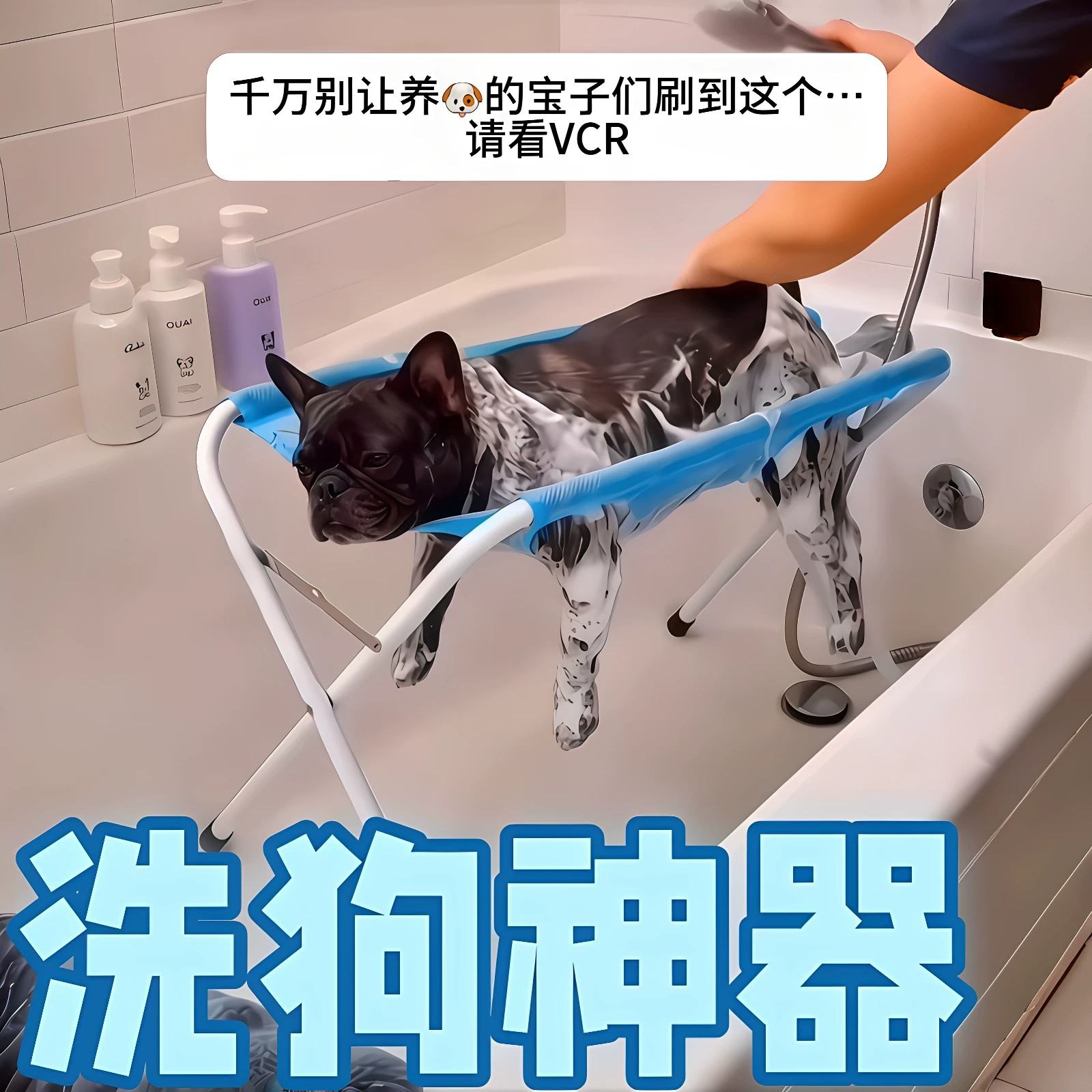 猫狗洗澡剪指甲防抓咬吊床