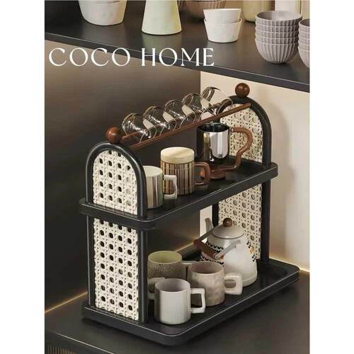 COCO 杯子收纳置物架茶杯厨房水杯架收纳架杯架子沥水架咖啡架