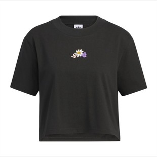 T恤IK8641 花卉印花圆领短袖 JL仓 Originals 阿迪达斯adidas