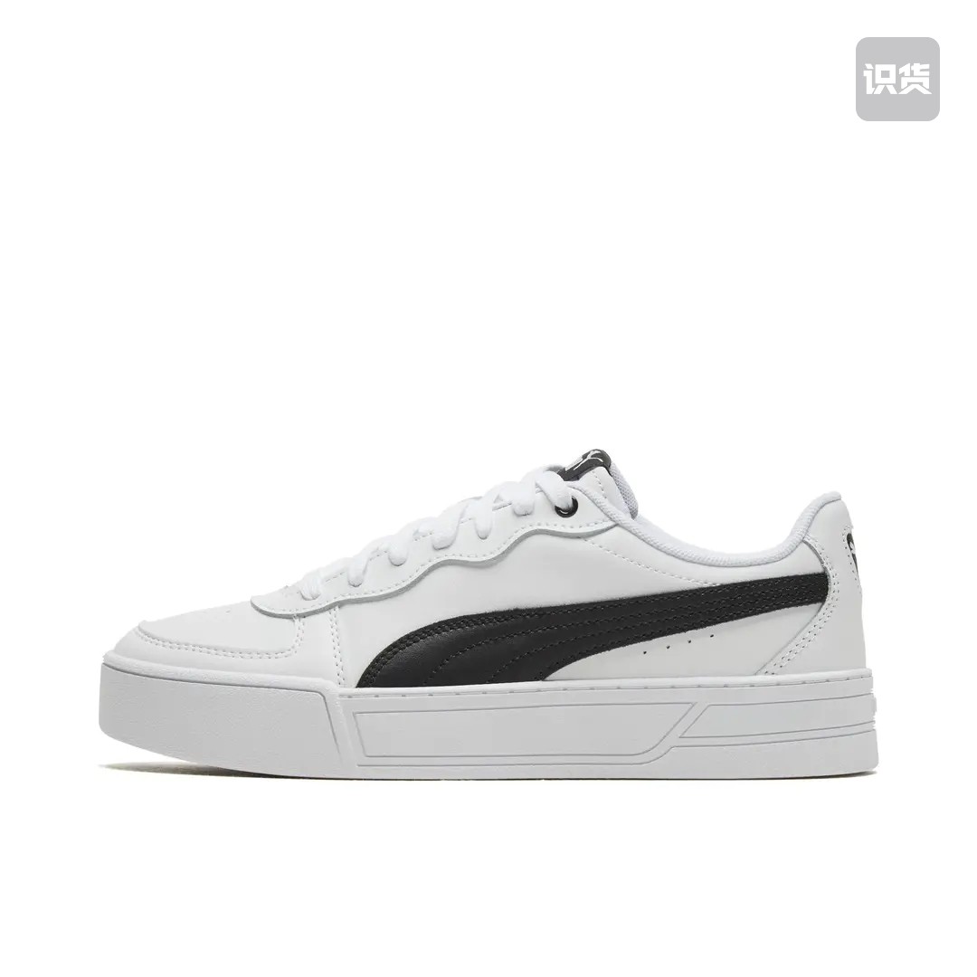 Puma/彪马 Skye 板鞋 厚底 女款/白色/黑色374764-02济南ls