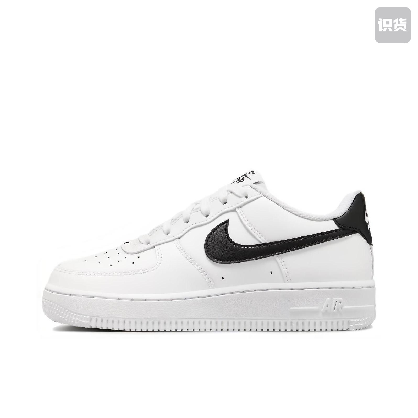 Nike Air Force 1 防滑耐磨低帮板鞋 白黑色 FV5948-101河南zm仓