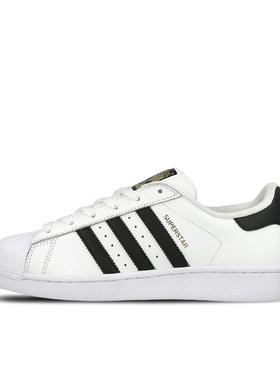 adidas OriginalsSuperstar板鞋贝壳头大童白/黑色FU7712广东kd仓
