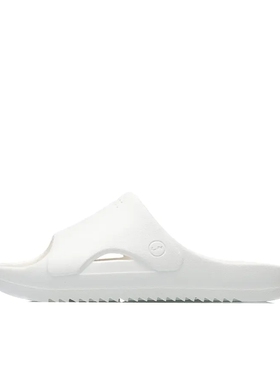 李宁 Roxy 踩屎感 舒适轻便 一字 拖鞋 白色AGAR008-1济南ls